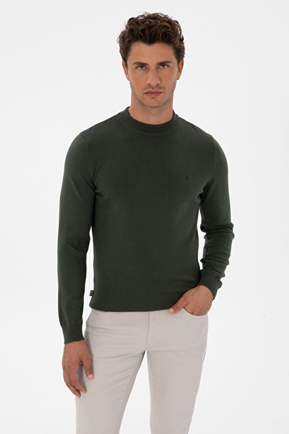 Pierre Cardin Slim Fit Erkek Triko 2320042 Yeşil Pierre Cardin Slim Fit Erkek Triko 2320042 Yeşil