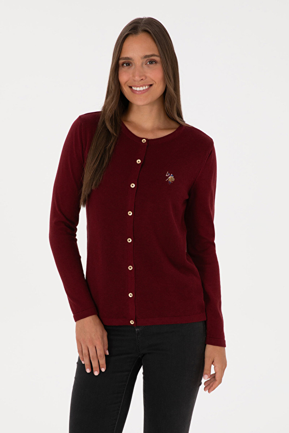 U.S. Polo Assn. Kadın Hırka 2226378 VR014 Kırmızı U.S. Polo Assn. Kadın Hırka 2226378 VR014 Kırmızı