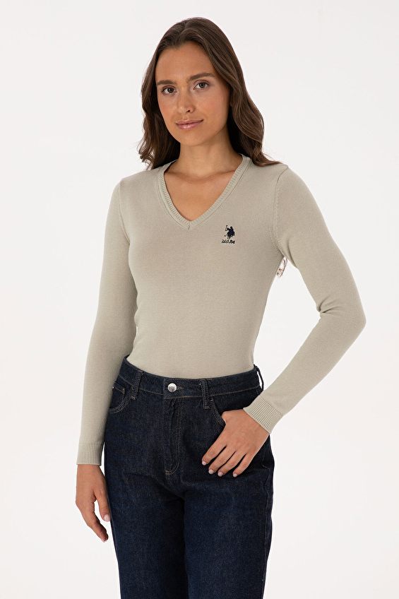 U.S. Polo Assn. Kadın Kazak 2225854 VR183 Yeşil U.S. Polo Assn. Kadın Kazak 2225854 VR183 Yeşil