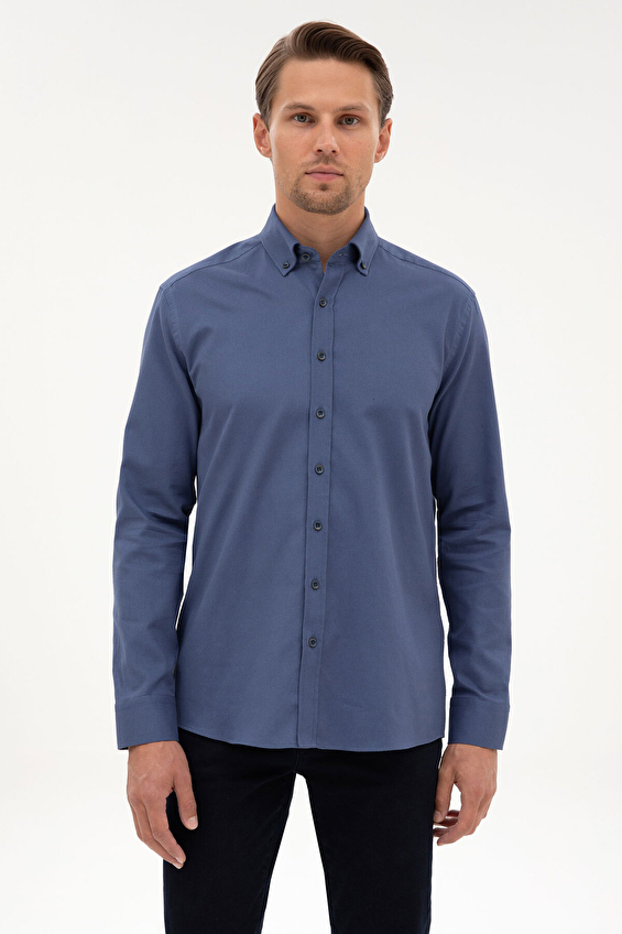 Pierre Cardin Regular Fit Erkek Gömlek 2259361 Mavi Pierre Cardin Regular Fit Erkek Gömlek 2259361 Mavi