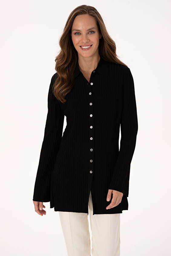 Pierre Cardin Kadın Hırka 2255162 VR046 Siyah Pierre Cardin Kadın Hırka 2255162 VR046 Siyah