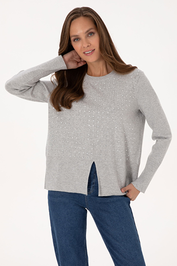 Pierre Cardin Kadın Kazak 2254907 VR086 Gri Pierre Cardin Kadın Kazak 2254907 VR086 Gri