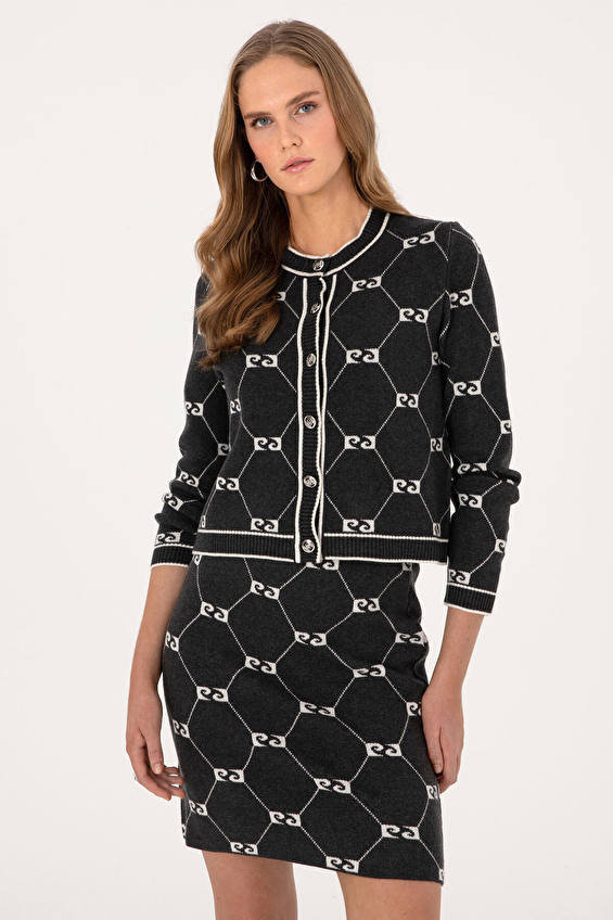 Pierre Cardin Kadın Hırka 2255142 VR006 Gri Pierre Cardin Kadın Hırka 2255142 VR006 Gri