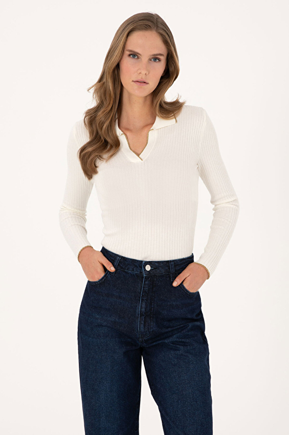 Pierre Cardin Kadın Kazak 2254961 VR019 Bej Pierre Cardin Kadın Kazak 2254961 VR019 Bej