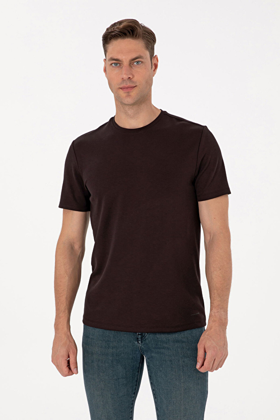 Pierre Cardin Regular Fit Erkek Tişört 2229600 Kahve Pierre Cardin Regular Fit Erkek Tişört 2229600 Kahve