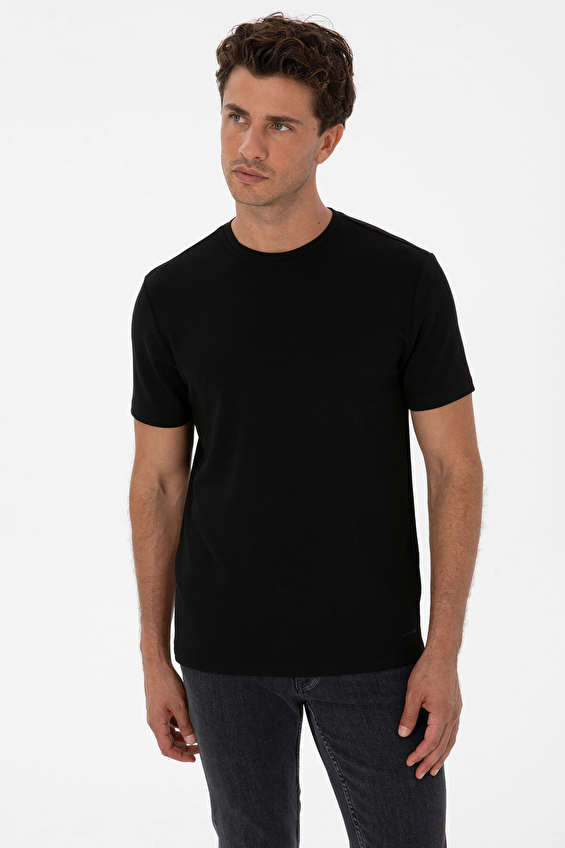 Pierre Cardin Regular Fit Erkek Tişört 2229600 Siyah Pierre Cardin Regular Fit Erkek Tişört 2229600 Siyah