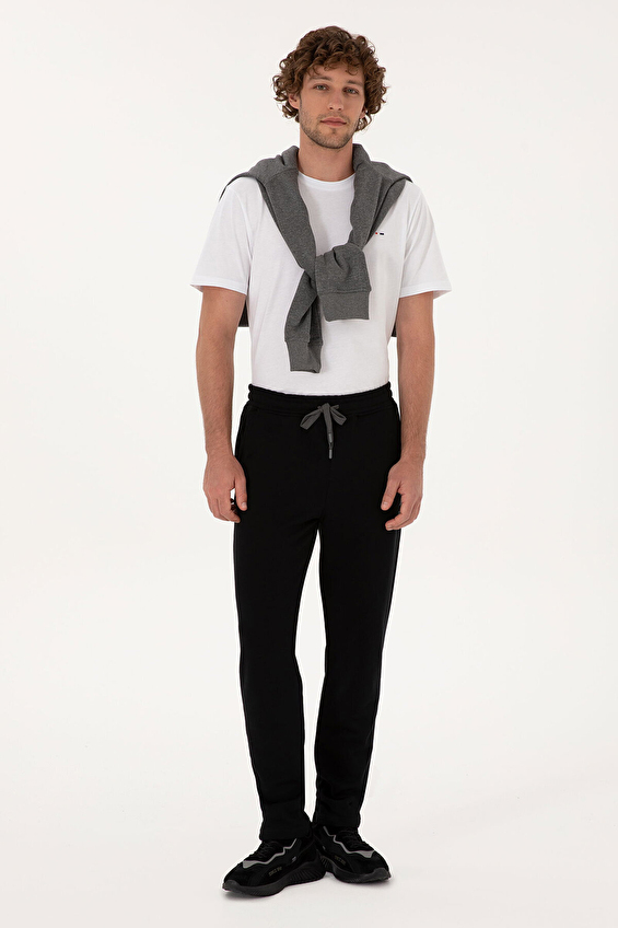 U.S. Polo Assn. Slim Fit Erkek Eşofman Altı 2226923 Siyah U.S. Polo Assn. Slim Fit Erkek Eşofman Altı 2226923 Siyah