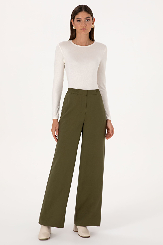 Pierre Cardin Kadın Pantolon 2245908 VR027 Yeşil Pierre Cardin Kadın Pantolon 2245908 VR027 Yeşil