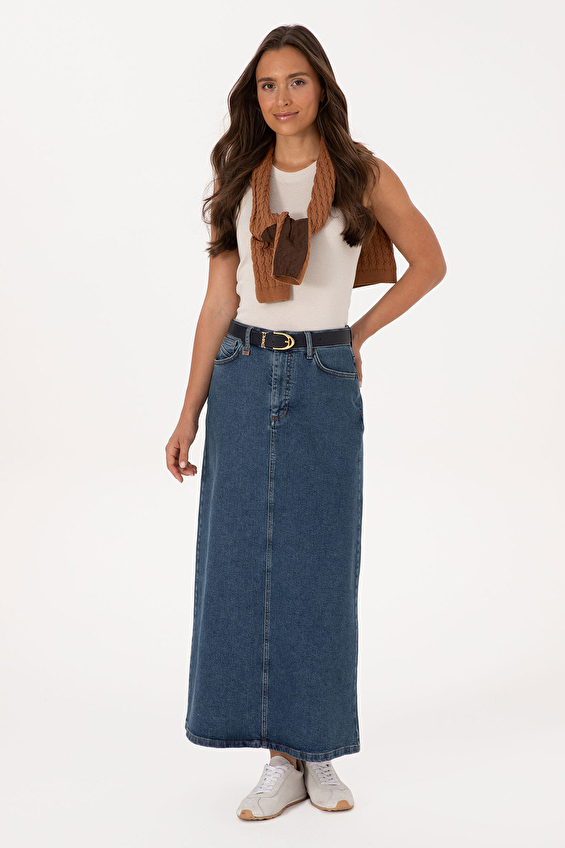 U.S. Polo Assn. Kadın Etek 241838 DN0030 Yeşil U.S. Polo Assn. Kadın Etek 241838 DN0030 Yeşil