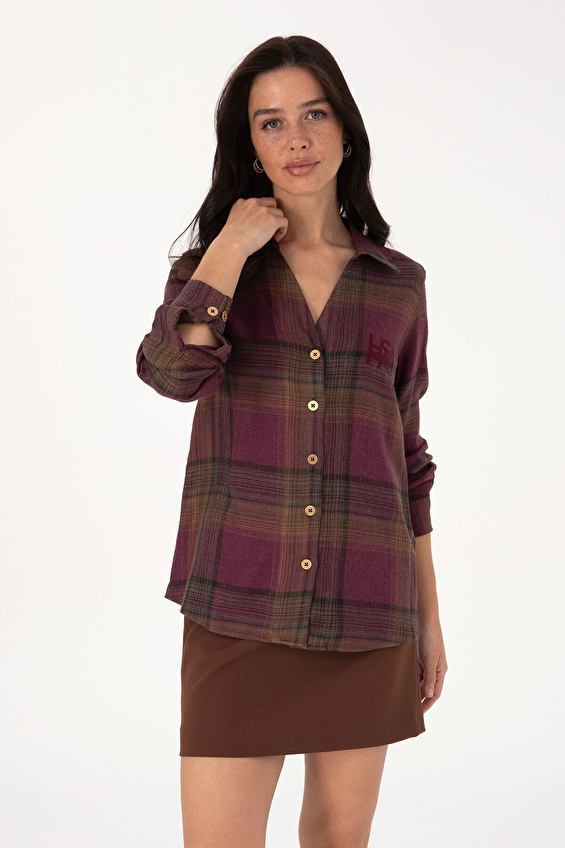 U.S. Polo Assn. Kadın Gömlek 2237213 VR177 Kırmızı U.S. Polo Assn. Kadın Gömlek 2237213 VR177 Kırmızı