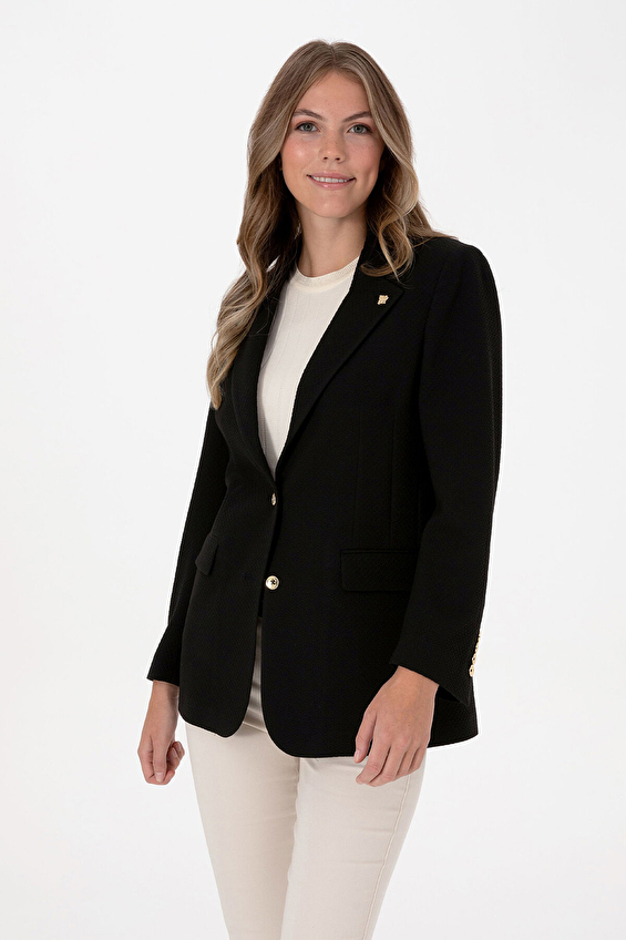 U.S. Polo Assn. Kadın Ceket 2241202 VR046 Siyah U.S. Polo Assn. Kadın Ceket 2241202 VR046 Siyah