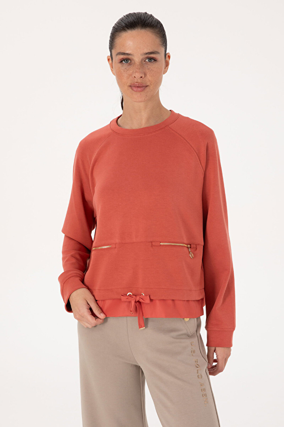 U.S. Polo Assn. Kadın Sweatshirt 2240423 VR026 Pembe U.S. Polo Assn. Kadın Sweatshirt 2240423 VR026 Pembe