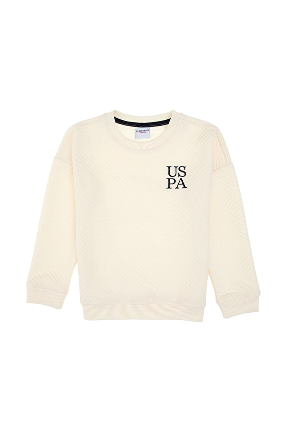 U.S. Polo Assn. Comfort Fit Erkek Çocuk Sweatshirt 2266485 Beyaz U.S. Polo Assn. Comfort Fit Erkek Çocuk Sweatshirt 2266485 Beyaz