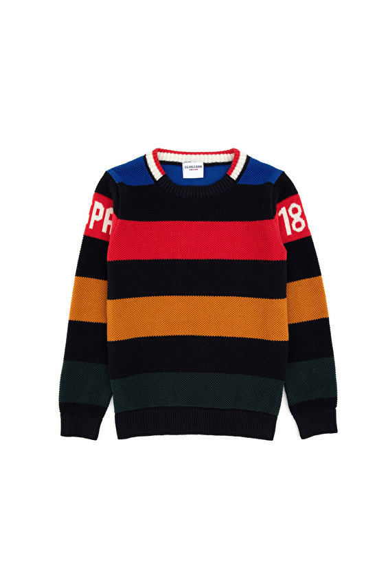 U.S. Polo Assn. Slim Fit Erkek Çocuk Triko Kazak 2255893 Lacivert U.S. Polo Assn. Slim Fit Erkek Çocuk Triko Kazak 2255893 Lacivert