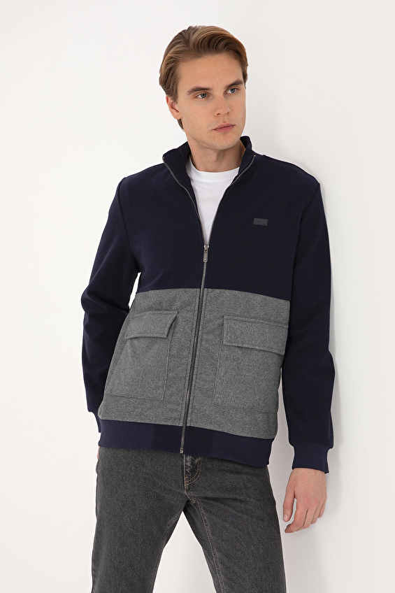 U.S. Polo Assn. DİK YAKA Regular Fit Uzun Kollu Erkek Sweatshırt 2245985 Lacivert U.S. Polo Assn. DİK YAKA Regular Fit Uzun Kollu Erkek Sweatshırt 2245985 Lacivert