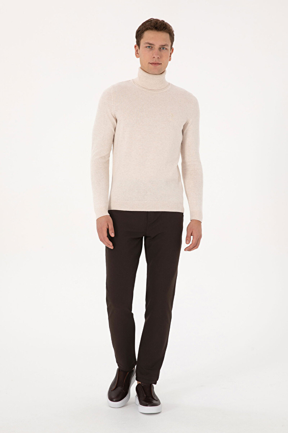 U.S. Polo Assn. Carrot Fit Erkek Pantolon 2268310 Kahverengi U.S. Polo Assn. Carrot Fit Erkek Pantolon 2268310 Kahverengi