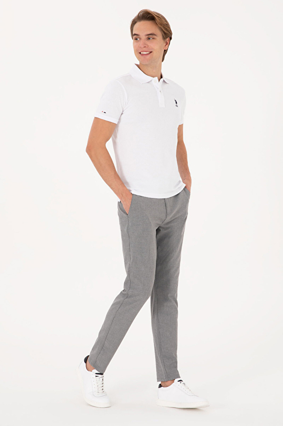 U.S. Polo Assn. Carrot Fit Erkek Pantolon 2268310 Gri U.S. Polo Assn. Carrot Fit Erkek Pantolon 2268310 Gri