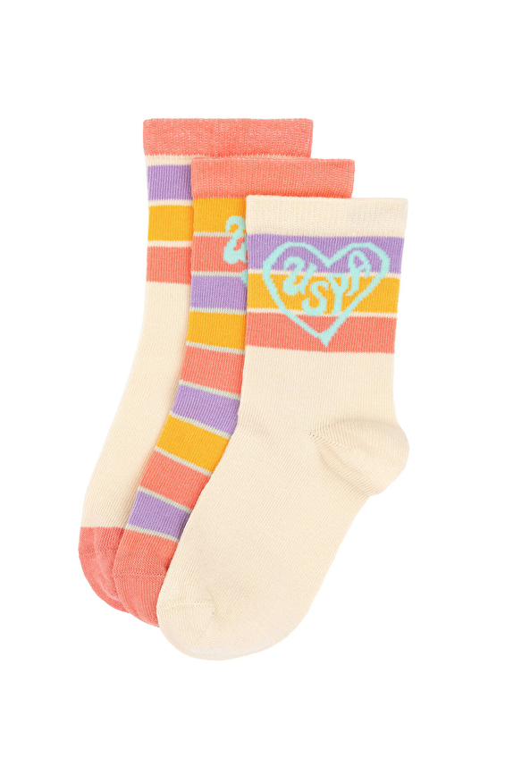 U.S. Polo Assn. Kız Çocuk 3'lü Çorap MERIT SK25 VR041 Pembe U.S. Polo Assn. Kız Çocuk 3'lü Çorap MERIT SK25 VR041 Pembe