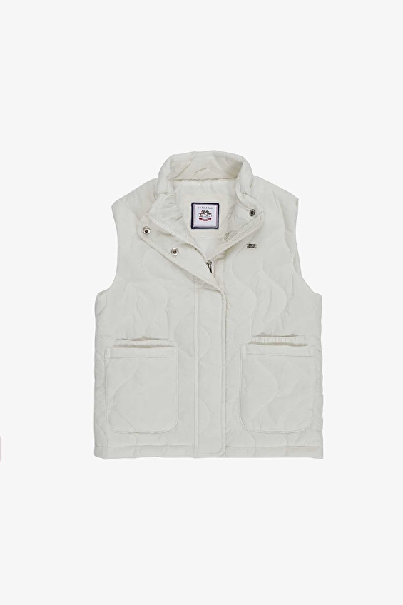U.S. Polo Assn. Kız Çocuk Yelek PU PU-9232VR256 Beyaz U.S. Polo Assn. Kız Çocuk Yelek PU PU-9232VR256 Beyaz
