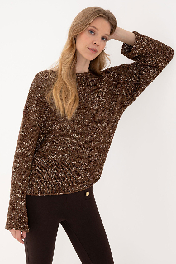 Pierre Cardin Kadın Kazak 2428254 VR029 Kahverengi Pierre Cardin Kadın Kazak 2428254 VR029 Kahverengi