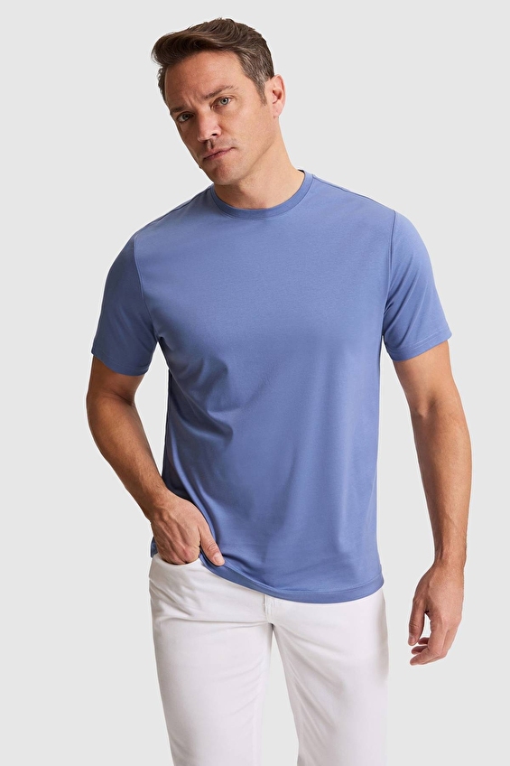 U.S. Polo Assn. Regular Fit Erkek USPA Tişört PU 12779 Indıgo U.S. Polo Assn. Regular Fit Erkek USPA Tişört PU 12779 Indıgo