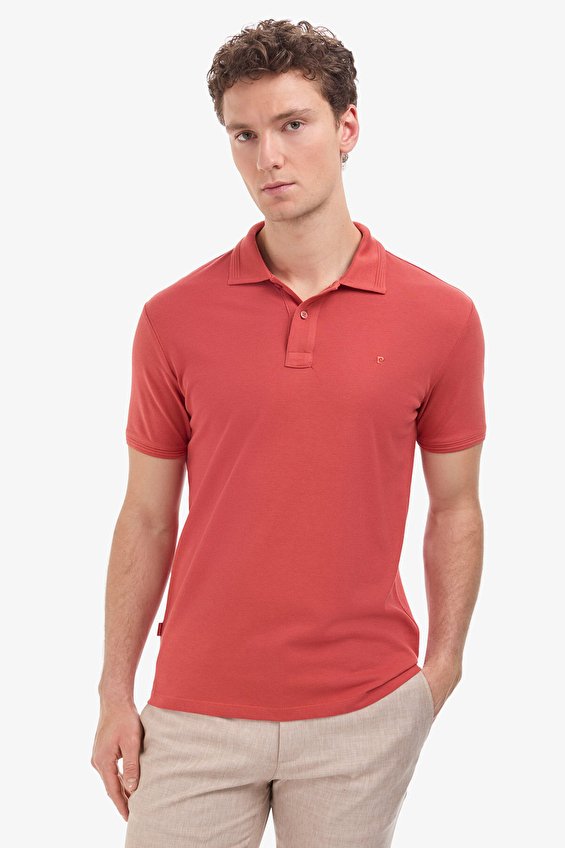 Pierre Cardin Slim Fit Erkek Tişört PU 8962 Kırmızı Pierre Cardin Slim Fit Erkek Tişört PU 8962 Kırmızı