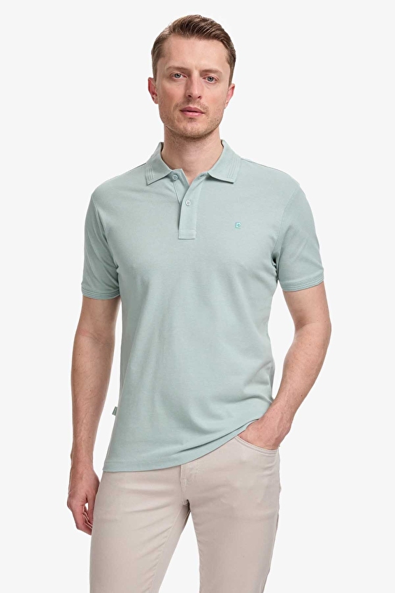 Pierre Cardin Slim Fit Erkek Tişört PU 8962 Mint Pierre Cardin Slim Fit Erkek Tişört PU 8962 Mint