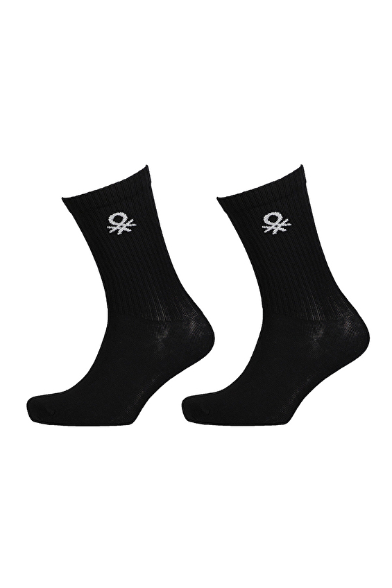 United Colors Of Benetton Erkek 2'li Soket Çorap 77267 SYH Siyah