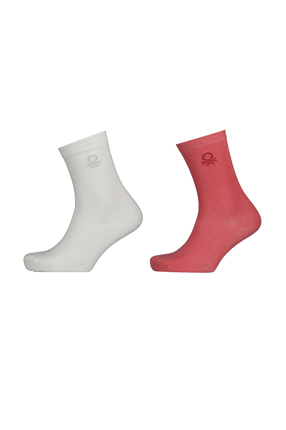 United Colors Of Benetton Kadın 2'li Soket Çorap 77269 PMB Pembe United Colors Of Benetton Kadın 2'li Soket Çorap 77269 PMB Pembe