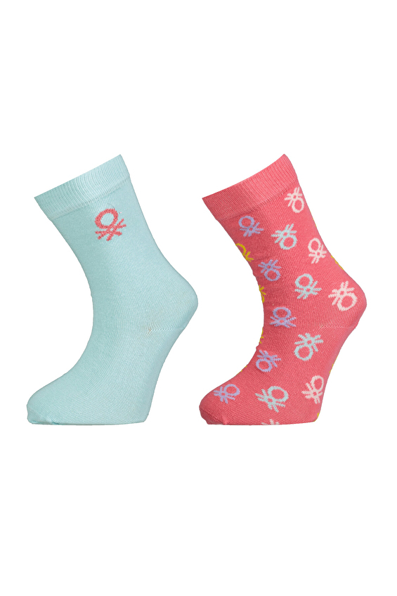 United Colors Of Benetton Kız Çocuk 2'li Soket Çorap 77261 TRKZ Turkuaz United Colors Of Benetton Kız Çocuk 2'li Soket Çorap 77261 TRKZ Turkuaz