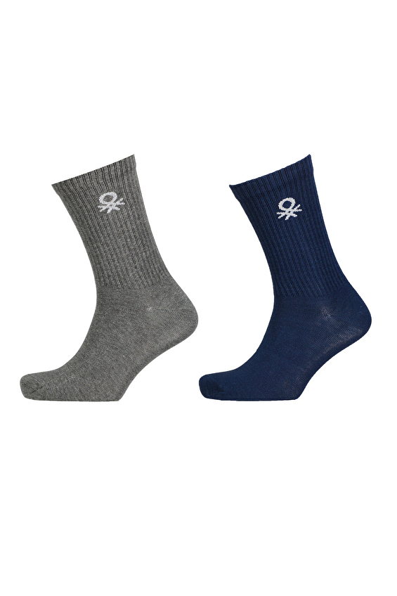 United Colors Of Benetton Erkek 2'li Soket Çorap 77267 ANT Antrasit United Colors Of Benetton Erkek 2'li Soket Çorap 77267 ANT Antrasit