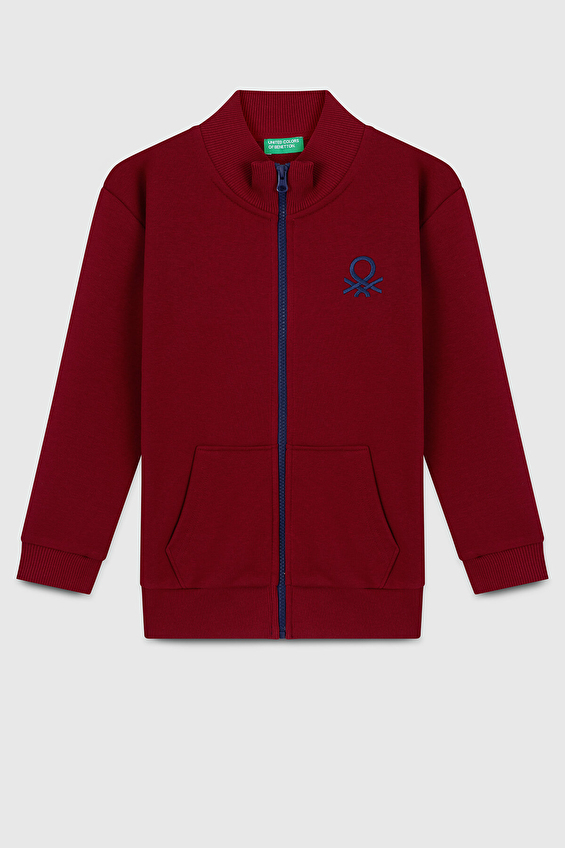 United Colors Of Benetton Erkek Çocuk Sweat BNT B23351 Bordo United Colors Of Benetton Erkek Çocuk Sweat BNT B23351 Bordo