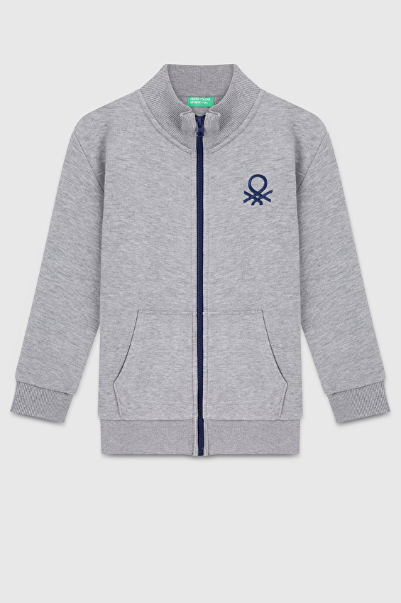 United Colors Of Benetton Erkek Çocuk Sweat BNT B23351 Gri United Colors Of Benetton Erkek Çocuk Sweat BNT B23351 Gri