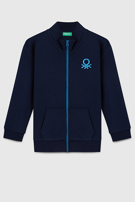 United Colors Of Benetton Erkek Çocuk Sweat BNT B23351 Lacivert United Colors Of Benetton Erkek Çocuk Sweat BNT B23351 Lacivert
