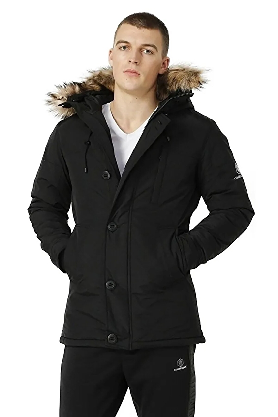 Lumberjack Erkek Mont FREDDY COAT Siyah Lumberjack Erkek Mont FREDDY COAT Siyah