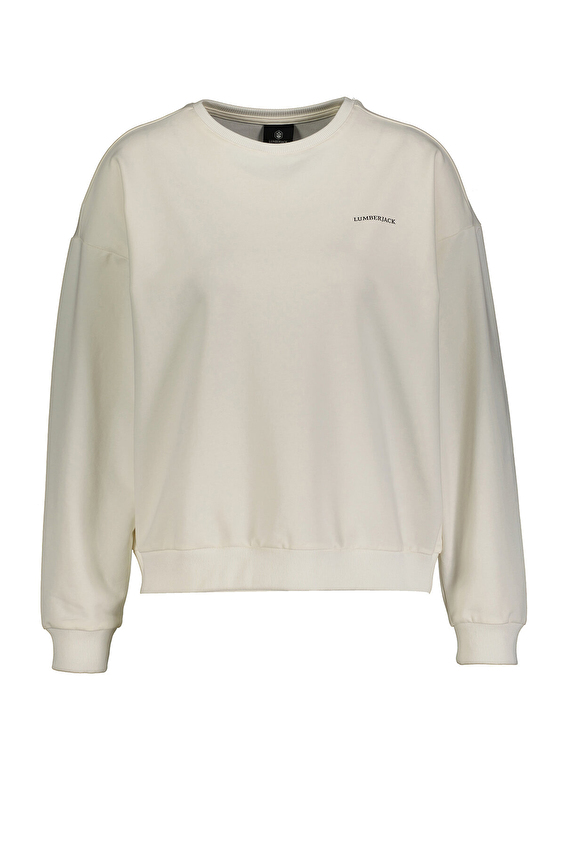 Lumberjack Kadın Sweatshirt BASIC SN79 Ekru Lumberjack Kadın Sweatshirt BASIC SN79 Ekru