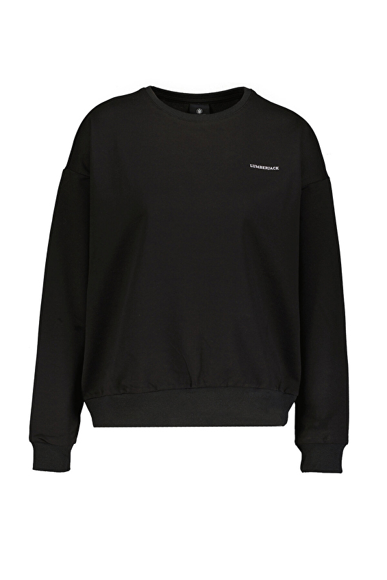 Lumberjack Kadın Sweatshırt BASIC SN79 Siyah Lumberjack Kadın Sweatshırt BASIC SN79 Siyah