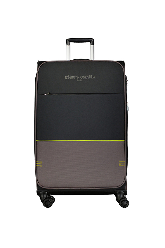 Pierre Cardin Kumaş Valiz Çift Taraflı Fermuarlı Kapama 70CM Büyük Boy 04PC8200 01 S Siyah Pierre Cardin Kumaş Valiz Çift Taraflı Fermuarlı Kapama 70CM Büyük Boy 04PC8200 01 S Siyah