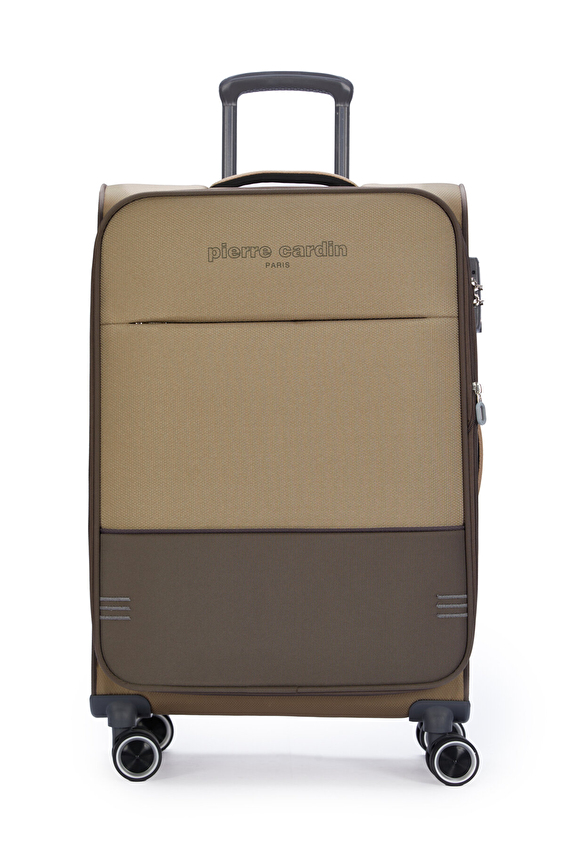 Pierre Cardin Kumaş Valiz Çift Taraflı Fermuarlı Kapama 60CM Orta Boy 04PC8200 02 KH Kahve Pierre Cardin Kumaş Valiz Çift Taraflı Fermuarlı Kapama 60CM Orta Boy 04PC8200 02 KH Kahve