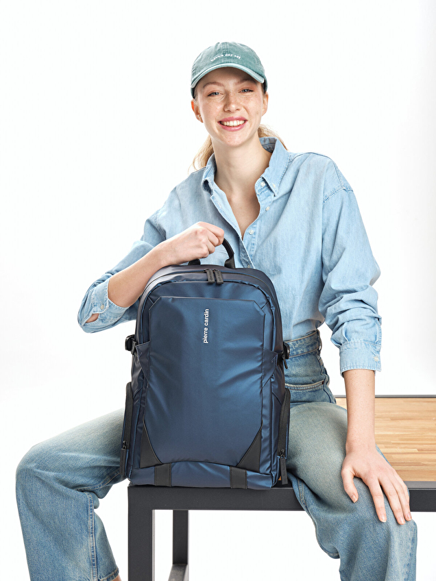 Pierre Cardin Sırt Çantası Mavi 07PCT061-M Pierre Cardin Sırt Çantası Mavi 07PCT061-M