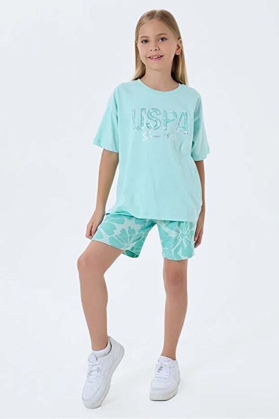 U.S. Polo Assn. Kids Kız Çocuk Pijama Takımı US2507-4.NL U.S. Polo Assn. Kids Kız Çocuk Pijama Takımı US2507-4.NL