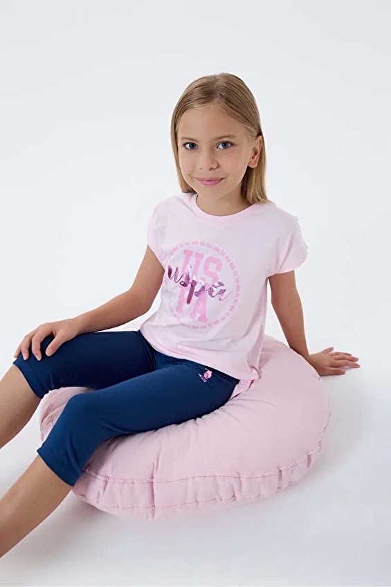 U.S. Polo Assn. Kids Kız Çocuk Pijama Takımı US2511-4.PMB U.S. Polo Assn. Kids Kız Çocuk Pijama Takımı US2511-4.PMB