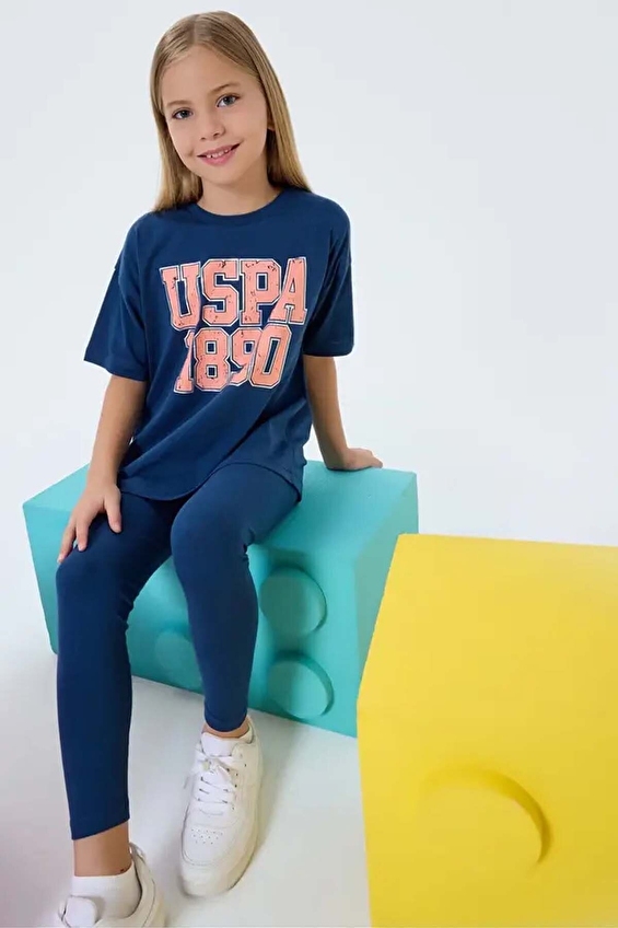 U.S. Polo Assn. Kids Kız Çocuk Pijama Takımı US2523-4.IND U.S. Polo Assn. Kids Kız Çocuk Pijama Takımı US2523-4.IND