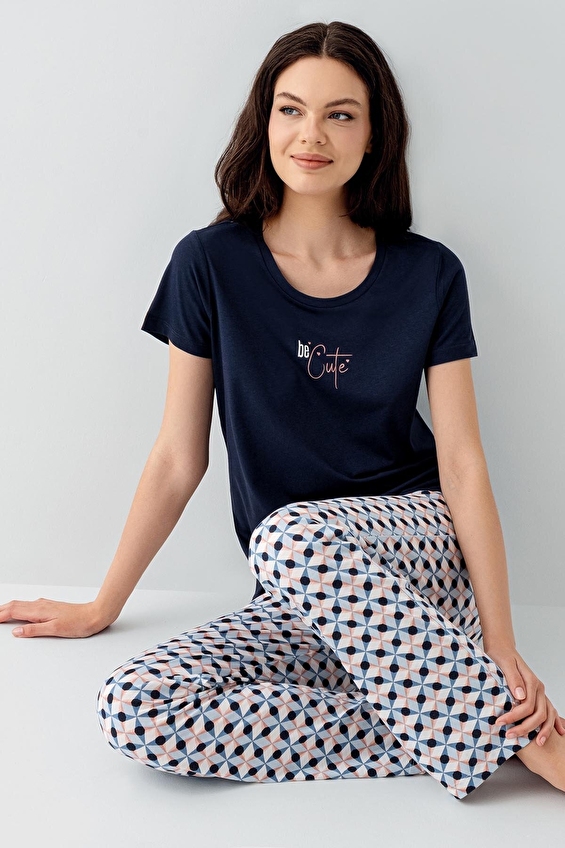 Arnetta Erkek Kadın Pijama Takımı AR3555 S LAC Açık bronz Arnetta Erkek Kadın Pijama Takımı AR3555 S LAC Açık bronz