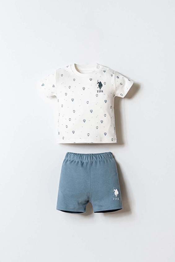 U.S. Polo Assn Bebek Bebek Tulum USB2854 Beyaz U.S. Polo Assn Bebek Bebek Tulum USB2854 Beyaz