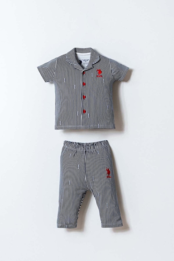 U.S. Polo Assn Bebek Bebek Takım USB2855 Beyaz U.S. Polo Assn Bebek Bebek Takım USB2855 Beyaz