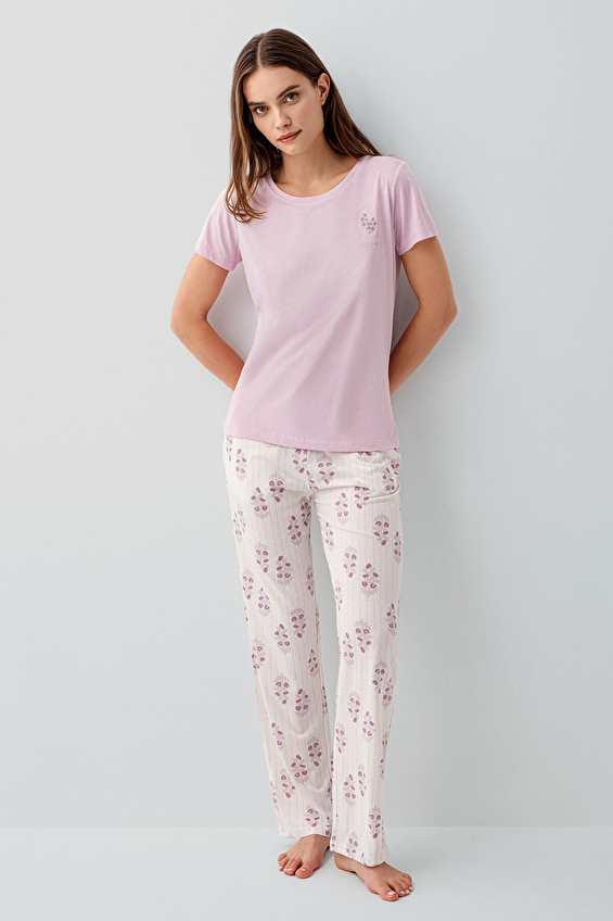 Pierre Cardin Kadın Pijama Takımı PC9213 S A PMB Açık pembe Pierre Cardin Kadın Pijama Takımı PC9213 S A PMB Açık pembe