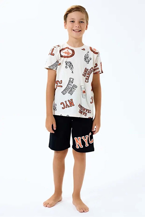 Roly Poly Erkek Çocuk Pijama Takımı RP3731-2.BJ Roly Poly Erkek Çocuk Pijama Takımı RP3731-2.BJ