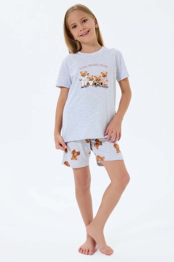 Roly Poly Kız Çocuk Pijama Takımı RP3816-2.G.MLNJ Roly Poly Kız Çocuk Pijama Takımı RP3816-2.G.MLNJ
