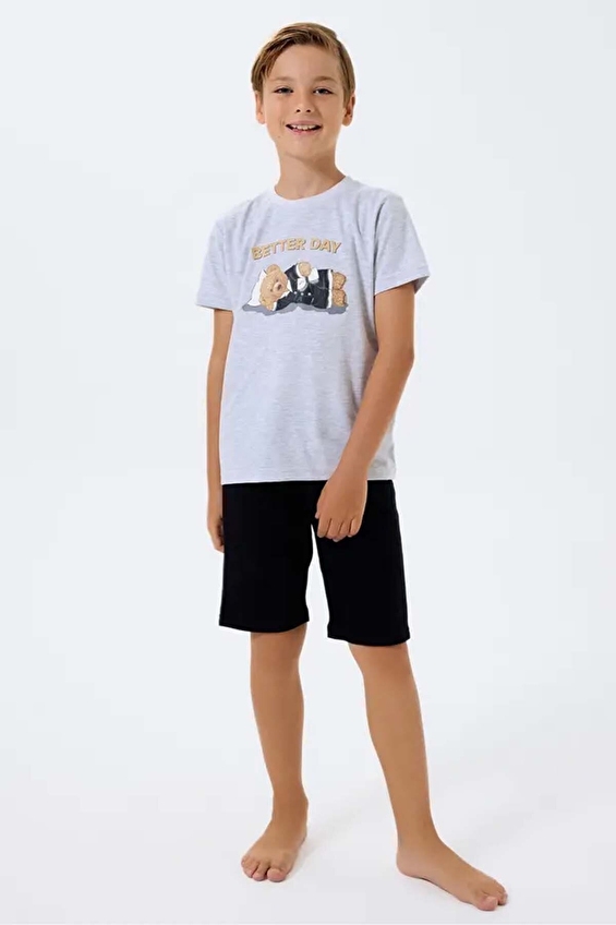 Roly Poly Erkek Çocuk Pijama Takımı RP3817-G.G.MLNJ Roly Poly Erkek Çocuk Pijama Takımı RP3817-G.G.MLNJ